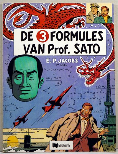 Blake en Mortimer 10. De 3 formules van prof. Sato 1 -sc- 1e druk, 1977