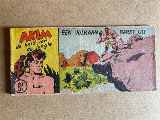 Akim, nummer 37, Een vulkaan barst los, 1954