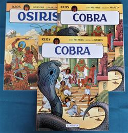 Keos 1. Osiris en 2. Cobra softcovers - 1e druk + deel 2 Cobra hardcover - 1e druk