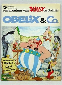 Asterix, nr. 23(b). Obelix & Co. -sc- herdruk, 1985