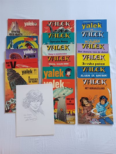 Yalek compleet - Nrs. 1 t/m 17 - sc - 1e druk - 1973/1999