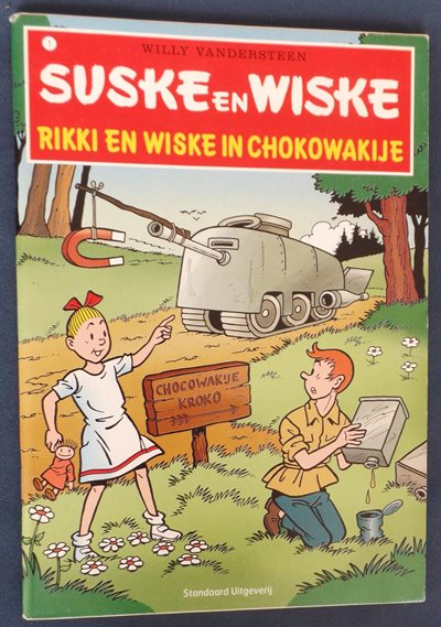Suske en Wiske - Rikki en Wiske in Chokowakije - sc - reclame uitgave Nederlandse kranten
