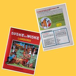 Suske en Wiske -144- Lambiorix - Inclusief rebusblad + sticker - SC - 1e druk - 1973