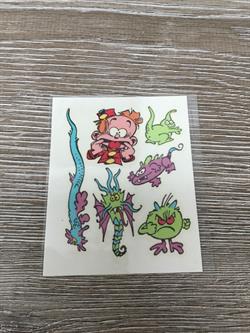 De kleine Robbe / monsters - Tattoo’s - bijlage bij Spirou