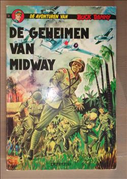 Buck Danny (4x) - 2.De geheimen van Midway + 3.De zonen des hemels + 7.De smokkelaars van de rode zee + 35.Het dodenescadrille - 4x herdruk - 1971/1972 - SC