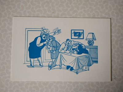 Oktaaf Keuninck - reeks van 5 postkaarten