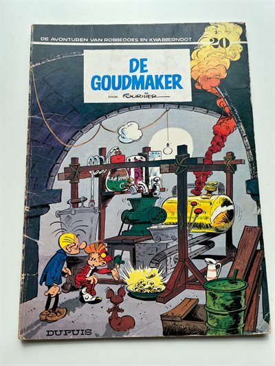 Robbedoes en Kwabbernoot nr 20 - De goudmaker - Herdruk