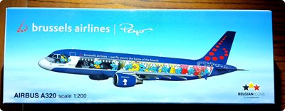 De smurfen - Schaalmodel Airbus A320, Peyo, Smurfen - 2018