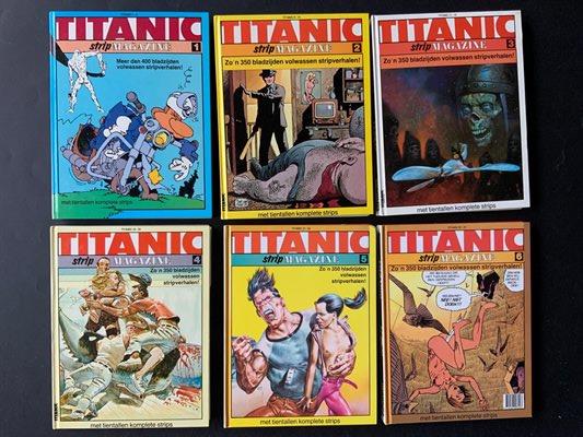 Titanic - 10 bundelingen van maandblad Titanic ( volledige reeks) - 1984 - 1989
