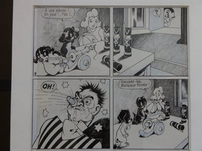 Calvo - Coquin, le gentil cocker - Originele pagina - Met kader - 1953