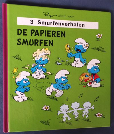 3 Smurfenverhalen - De papieren Smurfen - hc - 1e druk