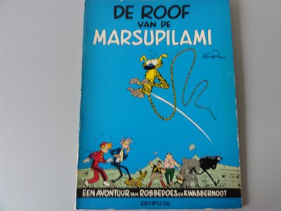 Franquin - Robbedoes en Kwabbernoot - De roof van de Marsupilami - sc - Eerste druk van een heruitgave - 1967