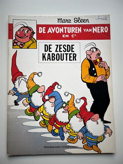 Nero nr 55 - De zesde kabouter - 1ste druk 1977 - SC