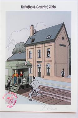 Ex Libris  Kalmthout Gestript 2016 Yan Gevuld
