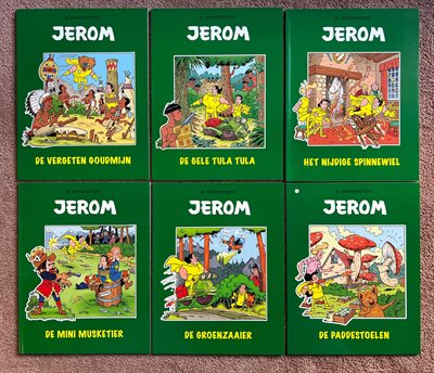 Jerom - Adhemar uitgave - Nr.s. 1-2-3-4-5-7 - sc - 1e druk 2008