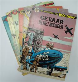 Buck Danny - 6x tweede druk jaren zestig houthoudend papier - 6x sc - 1965/1967