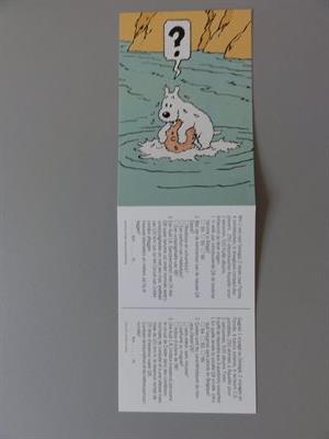 Hergé -Briefkaart 2 - sc - Eerste druk - 1988