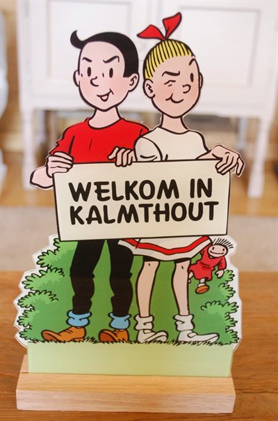 Suske en Wiske - Plexi staander - Welkom in Kalmthout