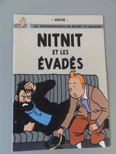 Tintin parodie - Nitnit et les évades - sc - Eerste druk - Fr