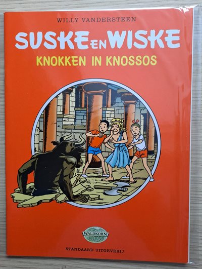 Suske en Wiske - knokken in Knossos - 2001 - herdruk - Standaard