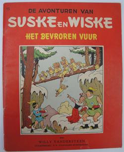 Suske en Wiske RV15 - Het Bevroren Vuur - sc - herdruk - 1958