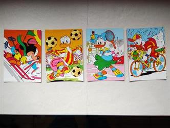 Walt Disney - postkaarten - Serie 132 - Nrs 1 + 2 + 3 + 4