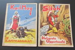 Karl May - De slavenkaravaan & Sitah - Het grote opperhoofd - sc - 1e druk - (1948)