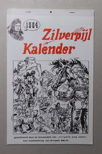 Stripkalender- Zilverpijl - Frank Sels - Vlaams stripcentrum - 1983