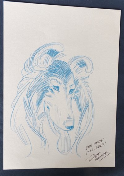 Jeff Broeckx - oa Bessy - originele tekening op los blad