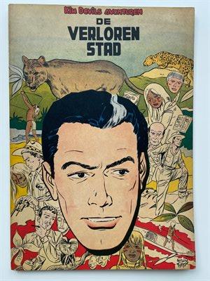 Kim Devil - 1 - De verloren stad - Softcover - Eerste druk - 1955