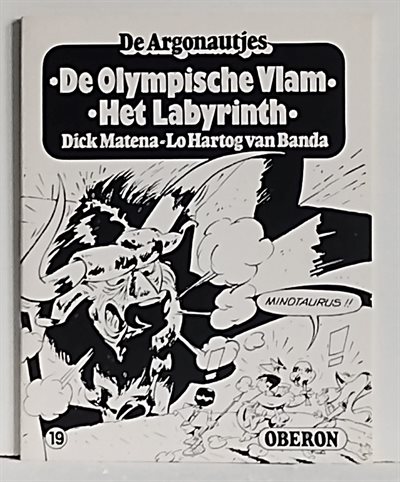 Oberon zwart wit reeks - Nr 19 - Argonautjes - De Olympische vlam + Het labyrinth - Oberon - 1978