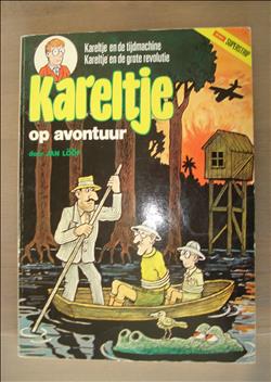 Kareltje (2x) - 1. Kareltje en de tijdmachine + 2.Kareltje en de weerwolf- 1ste druk - 1976 - SC