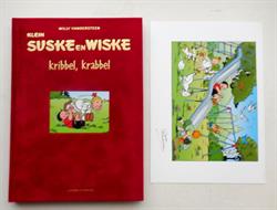 Klein Suske en Wiske 4 - Kribbel, krabbel - auteursexemplaar (26 ex.) - Hardcover - Eerste druk - (2005) Jeff Broeckx - Nieuwstaat - Standaard Uitgeverij - Gesigneerd, letter R