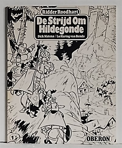 Oberon zwart wit reeks - Nr 1 - Ridder roodhart - De strijd om Hildegonde - Oberon - 1976