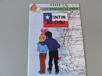 Tintin parodie - Tintin au Chili - sc - Eerste druk - Fr