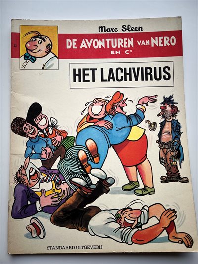 Nero nr 33 - Het lachvirus - 1ste druk 1973 - SC