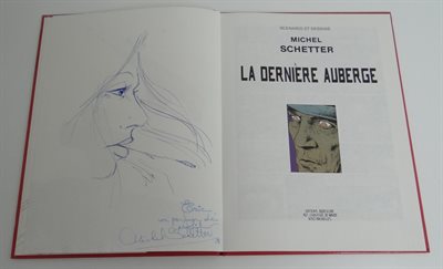 Michel Schetter - La dernière Auberge - Met opdrachttekening - (1982)