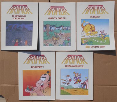 Koning Arthur - 5 albums - Rik Dewulf