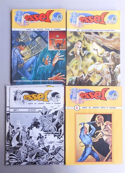 Essef nr 1 t/m 10 - Magazine voor fantastische literatuur en stripverhalen.