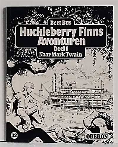 Oberon zwart wit reeks - Nr 32 - Huckleberry Finns avonturen 1 - Oberon - 1979