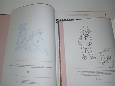 Suske en Wiske - De spottende spiegel/De zoevende zusters - 2 x Luxe HC - 2012 - 2023 - Met tekening Geerts/Wessels