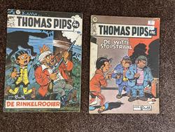 Thomas Pips 17 & 18 - De rinkelrooier, De witte stopstraal - gesigneerd - eerste druk - 1972
