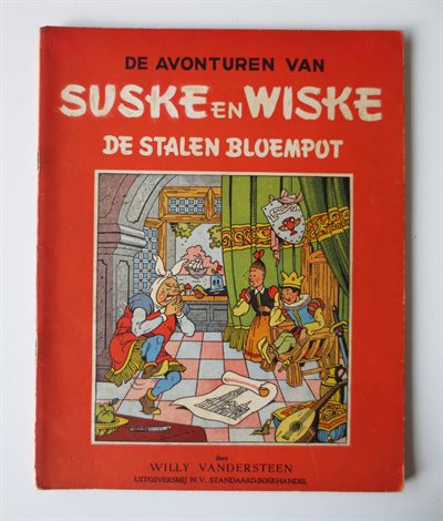 Suske en Wiske - 11 - De stalen bloempot - SC - Tweede druk - 1951