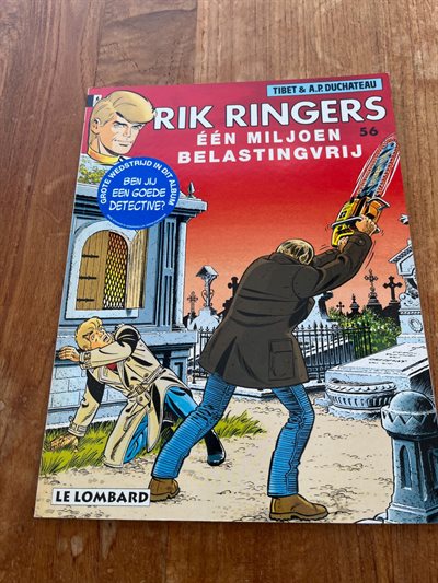 Rik Ringers -Nr.56-Eén miljoen belastingvrij- sc- Eerste druk 1996-Met sticker