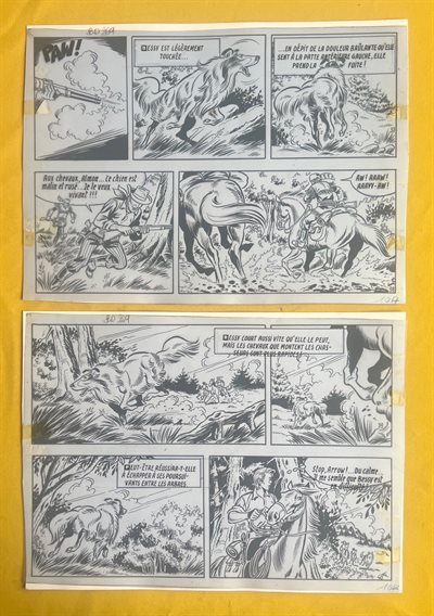 Bessy - Originele pagina (p.10) - De roodschimmel - 1973