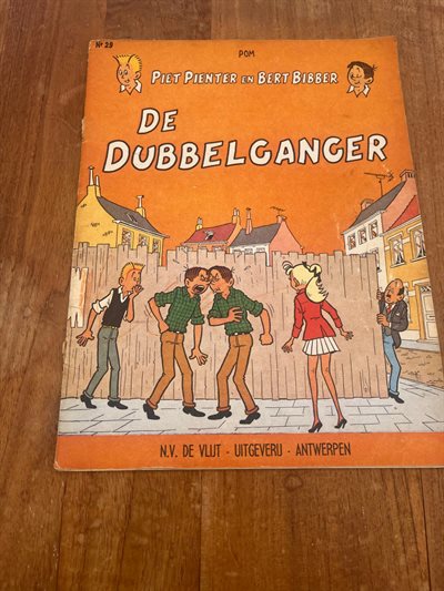 Piet Pienter en Bert Bibber: Nr.29- De dubbelganger-sc- eerste druk 1973