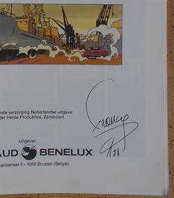 gesigneerd door Philippe Francq - Léo Tomasini nr. 1 - collectie Charlie nr. 26 - eerste druk - Dargaud (1988)