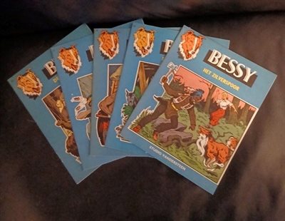 Bessy - Nrs. 32-34-48-50-55 - 5 x sc - Eerste druk 1960 - 1964