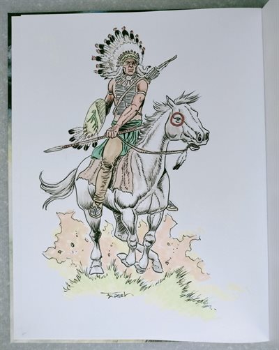Originele tekening Ersel - Western Collectie Frank Sels, deel 1 - 1e druk HC - 2024