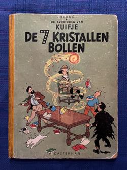 De avonturen van Kuifje-nr.13-de 7 kristallen bollen - Herdruk jaren '50